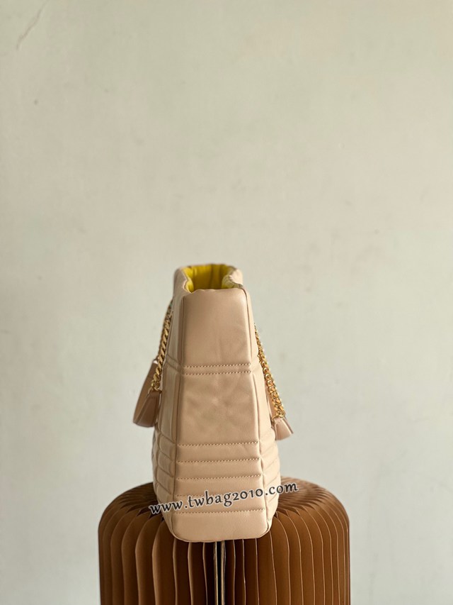 Burberry專門店新款羔羊皮絎縫購物袋 巴寶莉鏈條雙肩帶肩背女包 yxb1383